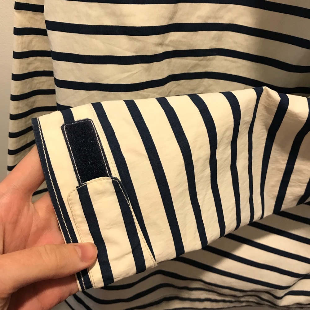 Old Navy Striped Hooded Pullover Windbreaker - Picture 5 of 6